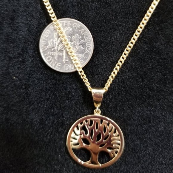 Set of earring, pendant with chain - Picture 7 of 9